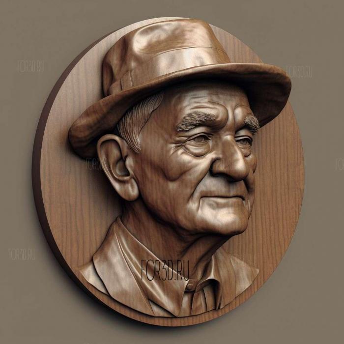 Sam Walton 1 stl model for CNC